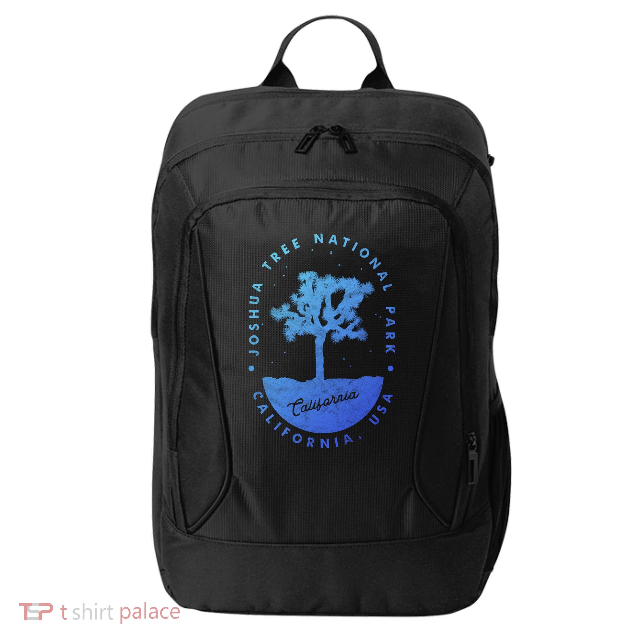 Minimalist Tree Joshua Tree National Park Distressed Design Gift City Backpack