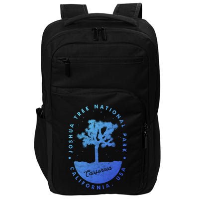 Minimalist Tree Joshua Tree National Park Distressed Design Gift Impact Tech Backpack