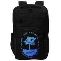 Minimalist Tree Joshua Tree National Park Distressed Design Gift Impact Tech Backpack