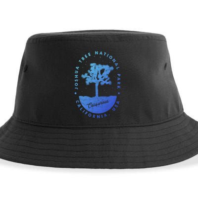 Minimalist Tree Joshua Tree National Park Distressed Design Gift Sustainable Bucket Hat