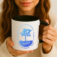 Minimalist Tree Joshua Tree National Park Distressed Design Gift Mug