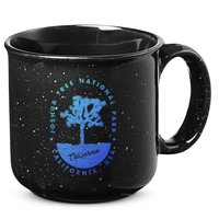 Minimalist Tree Joshua Tree National Park Distressed Design Gift 15oz Campfire Ceramic Mug