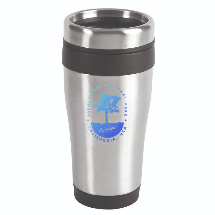 Minimalist Tree Joshua Tree National Park Distressed Design Gift 16oz Travel Tumbler
