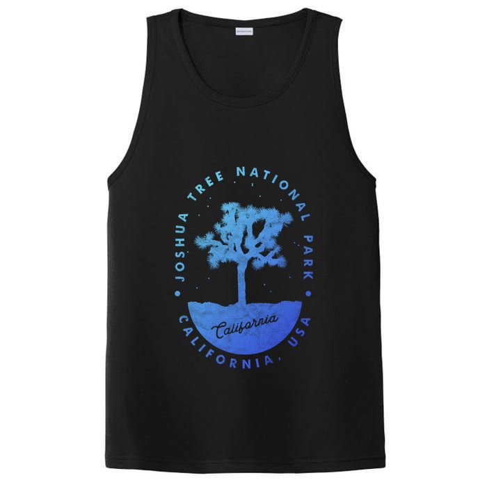Minimalist Tree Joshua Tree National Park Distressed Design Gift PosiCharge Competitor Tank