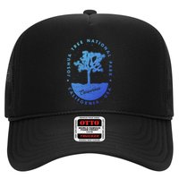 Minimalist Tree Joshua Tree National Park Distressed Design Gift Trucker Hat