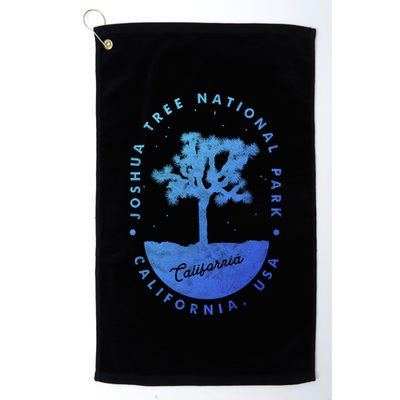 Minimalist Tree Joshua Tree National Park Distressed Design Gift Golf Towel