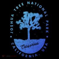 Minimalist Tree Joshua Tree National Park Distressed Design Gift Wool Snapback Cap