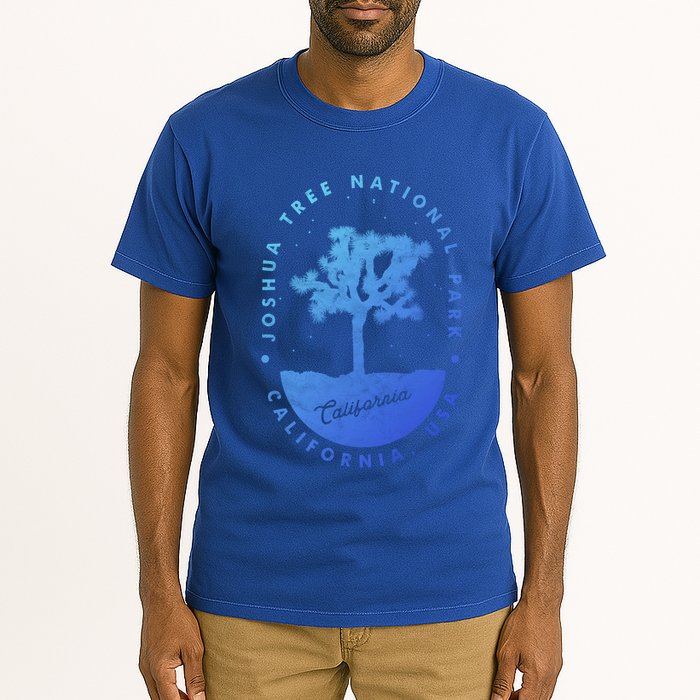 Minimalist Tree Joshua Tree National Park Distressed Design Gift Tall T-Shirt