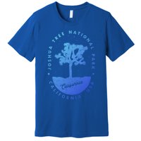 Minimalist Tree Joshua Tree National Park Distressed Design Gift Premium T-Shirt