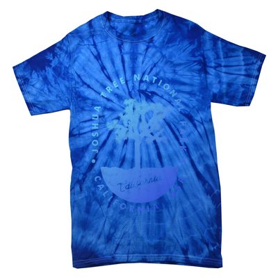 Minimalist Tree Joshua Tree National Park Distressed Design Gift Tie-Dye T-Shirt