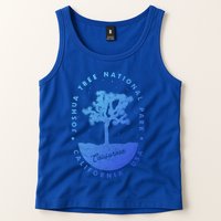 Minimalist Tree Joshua Tree National Park Distressed Design Gift Tank Top