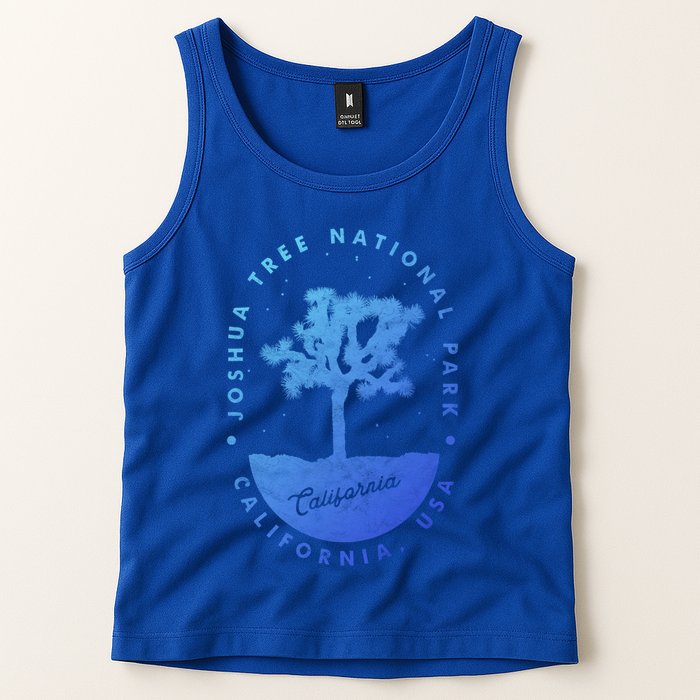 Minimalist Tree Joshua Tree National Park Distressed Design Gift Tank Top