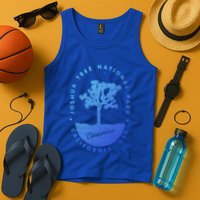 Minimalist Tree Joshua Tree National Park Distressed Design Gift Tank Top