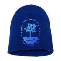 Minimalist Tree Joshua Tree National Park Distressed Design Gift Short Acrylic Beanie