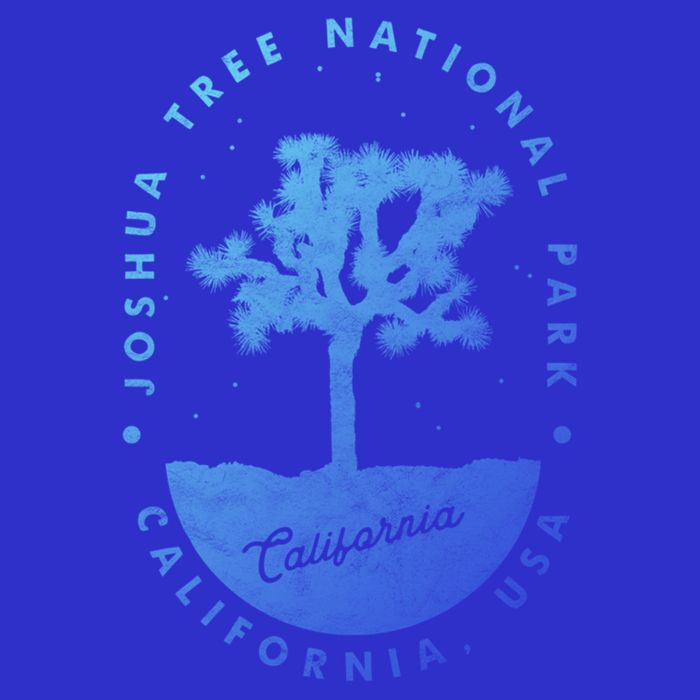 Minimalist Tree Joshua Tree National Park Distressed Design Gift Short Acrylic Beanie