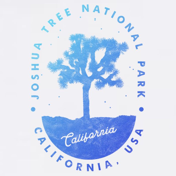 Minimalist Tree Joshua Tree National Park Distressed Design Gift Garment-Dyed Sweatshirt