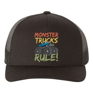 Monster Truck Jam Monster Trucks Rule Birthday Boy Gifts Yupoong Adult 5-Panel Trucker Hat