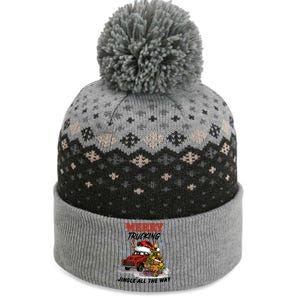 Merry Trucking Jingle All The Way Christmas The Baniff Cuffed Pom Beanie