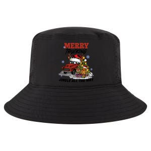 Merry Trucking Jingle All The Way Christmas Cool Comfort Performance Bucket Hat