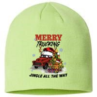 Merry Trucking Jingle All The Way Christmas Sustainable Beanie