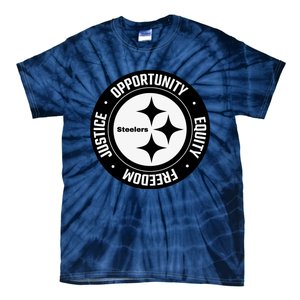 Mike Tomlin Justice Opportunity Equity Freedom Tie-Dye T-Shirt