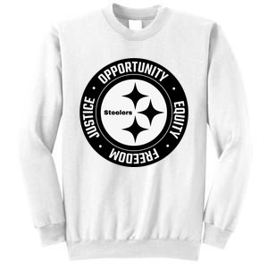 Mike Tomlin Justice Opportunity Equity Freedom Sweatshirt