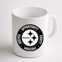 Mike Tomlin Justice Opportunity Equity Freedom Coffee Mug