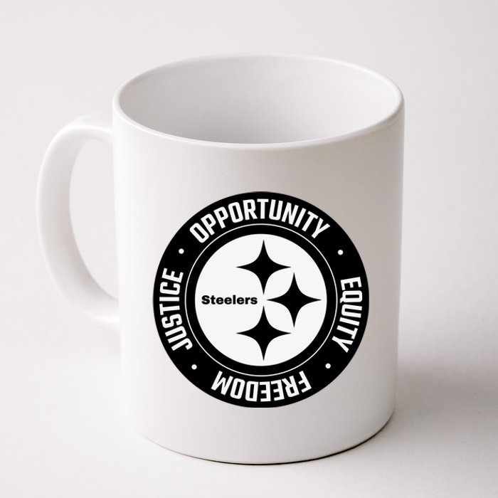 Mike Tomlin Justice Opportunity Equity Freedom Coffee Mug