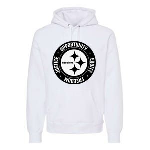 Mike Tomlin Justice Opportunity Equity Freedom Premium Hoodie