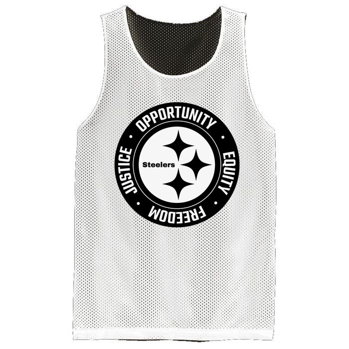 Mike Tomlin Justice Opportunity Equity Freedom Mesh Reversible Basketball Jersey Tank