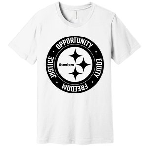 Mike Tomlin Justice Opportunity Equity Freedom Premium T-Shirt