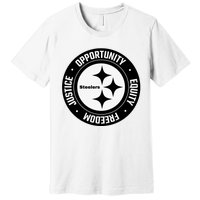 Mike Tomlin Justice Opportunity Equity Freedom Premium T-Shirt