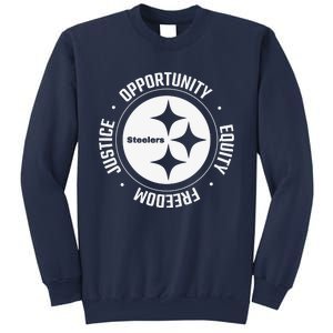 Mike Tomlin Justice Opportunity Equity Freedom Sweatshirt