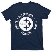 Mike Tomlin Justice Opportunity Equity Freedom T-Shirt