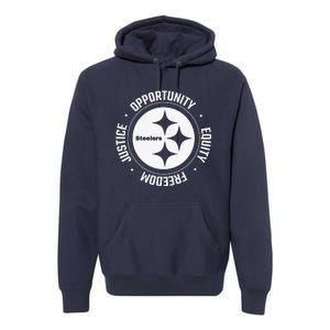 Mike Tomlin Justice Opportunity Equity Freedom Premium Hoodie