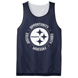 Mike Tomlin Justice Opportunity Equity Freedom Mesh Reversible Basketball Jersey Tank