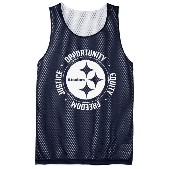 Mike Tomlin Justice Opportunity Equity Freedom Mesh Reversible Basketball Jersey Tank