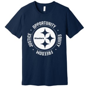 Mike Tomlin Justice Opportunity Equity Freedom Premium T-Shirt