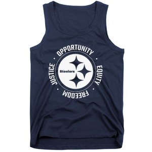 Mike Tomlin Justice Opportunity Equity Freedom Tank Top