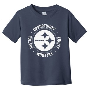 Mike Tomlin Justice Opportunity Equity Freedom Toddler T-Shirt