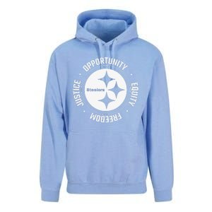 Mike Tomlin Justice Opportunity Equity Freedom Unisex Surf Hoodie