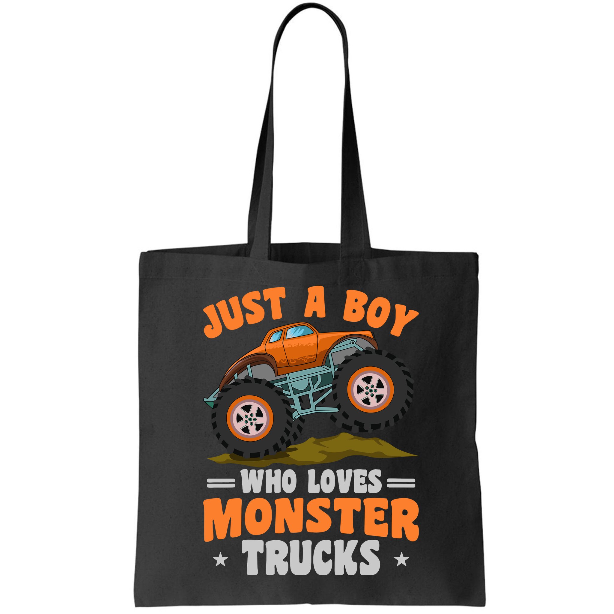 Monster Truck Just A Boy Who Loves Monster Trucks Bag
