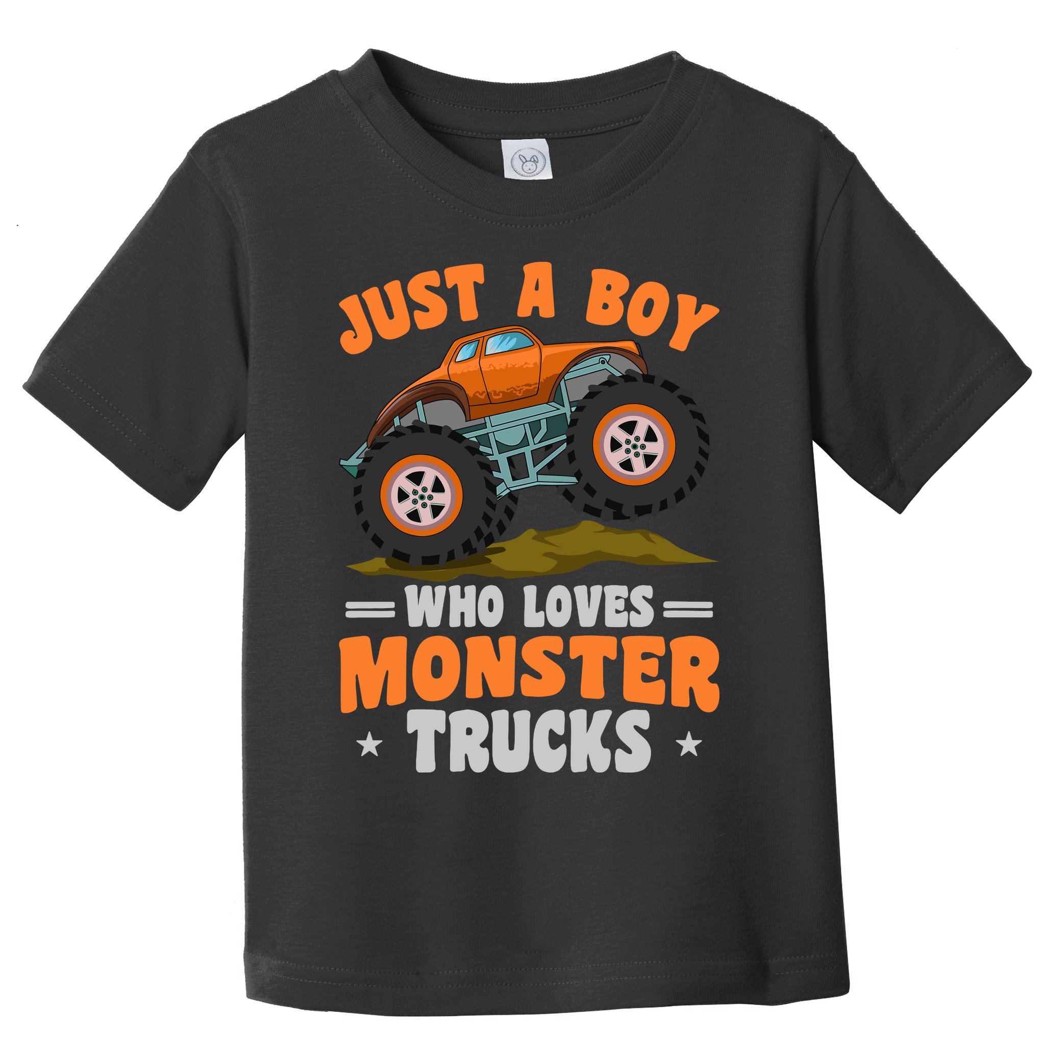 Monster Truck Just A Boy Who Loves Monster Trucks Toddler T-Shirt