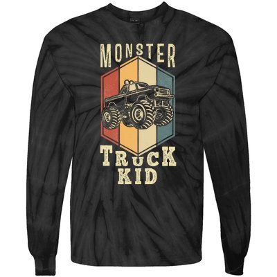 Monster Truck K.I.D Gifts Tie-Dye Long Sleeve Shirt