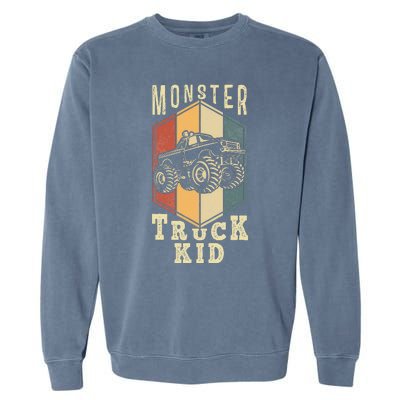 Monster Truck K.I.D Gifts Garment-Dyed Sweatshirt