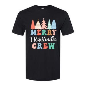 Merry TK & Kinder Crew Kindergarten Teacher Christmas Tree  Softstyle CVC T-Shirt