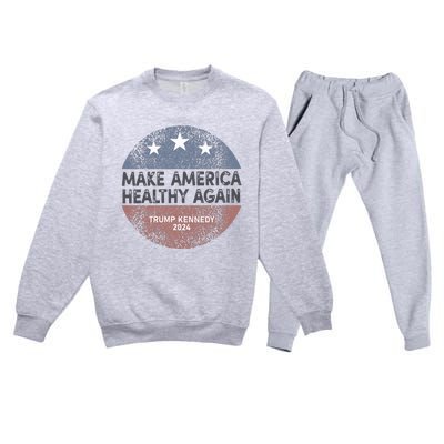 Maha Trump Kennedy 2024 Make America Healthy Again Premium Crewneck Sweatsuit Set