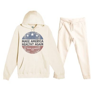 Maha Trump Kennedy 2024 Make America Healthy Again Premium Hooded Sweatsuit Set