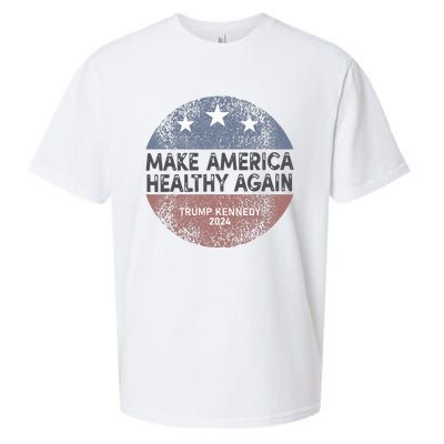 Maha Trump Kennedy 2024 Make America Healthy Again Sueded Cloud Jersey T-Shirt