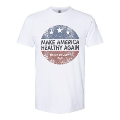 Maha Trump Kennedy 2024 Make America Healthy Again Softstyle CVC T-Shirt